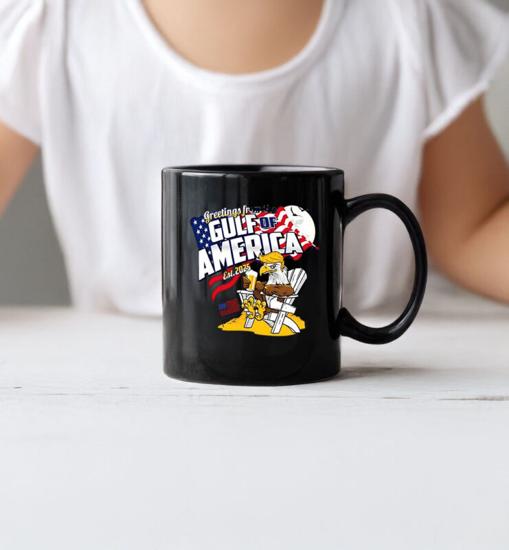 Eagle Greetings From The Gulf Of America 2025 Mug