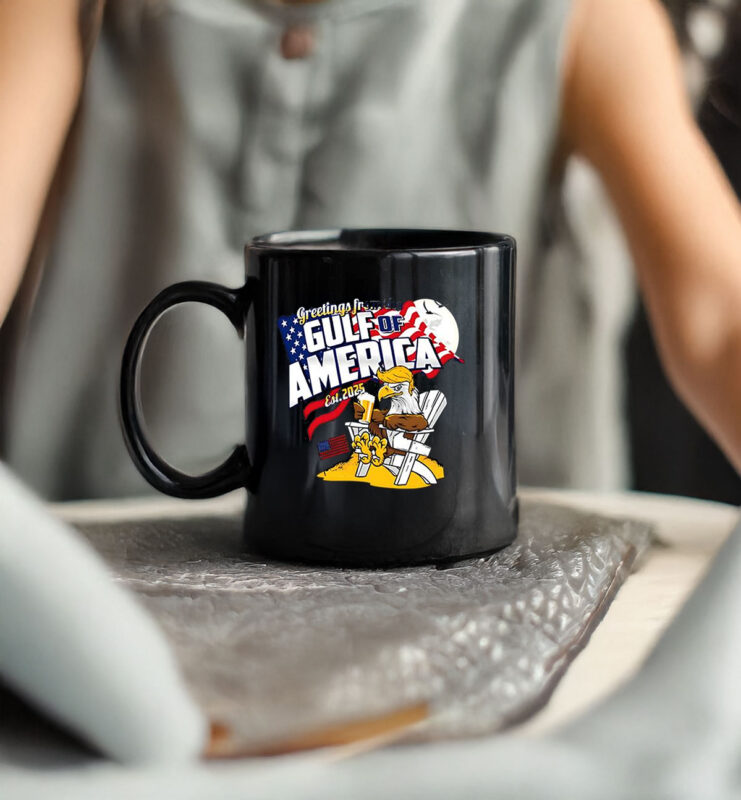 Eagle Greetings From The Gulf Of America 2025 Mug