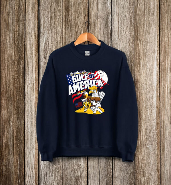Eagle Greetings From The Gulf Of America 2025 T-Shirt