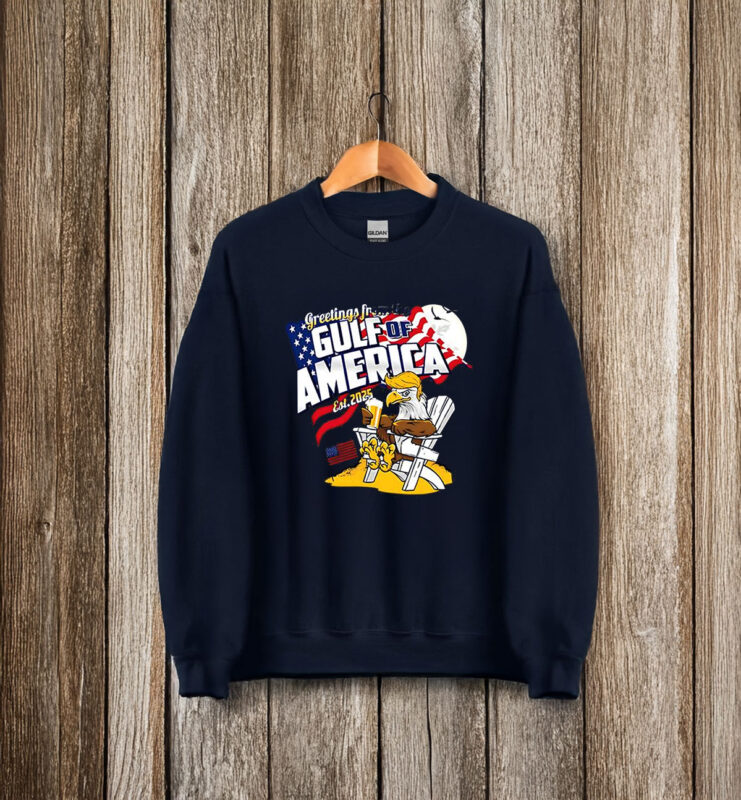 Eagle Greetings From The Gulf Of America 2025 T-Shirt