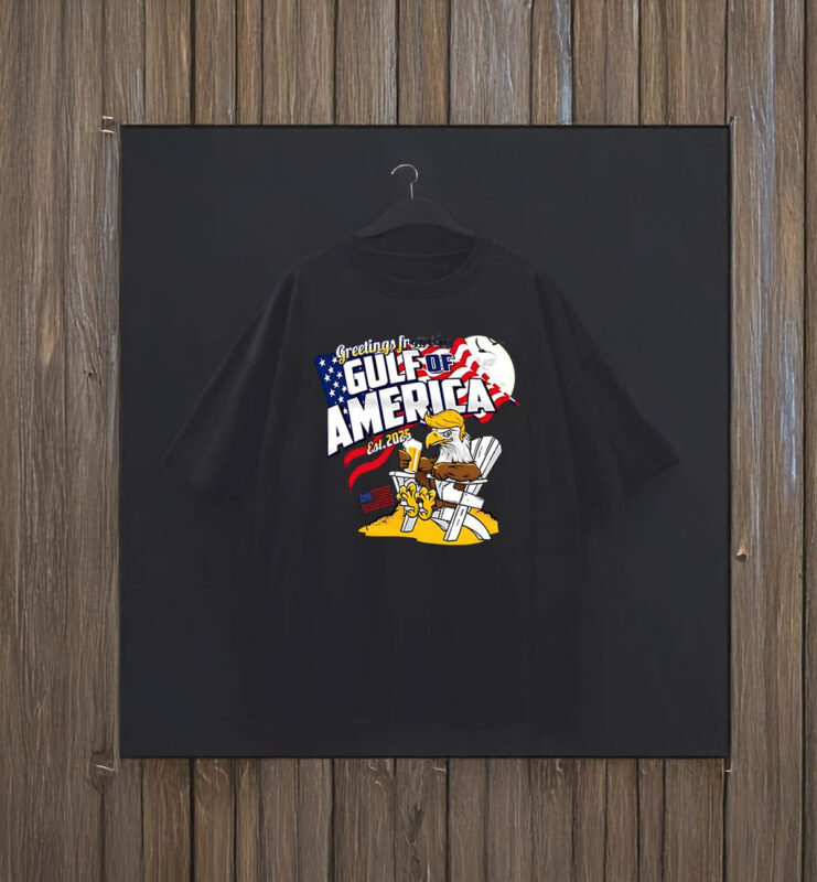 Eagle Greetings From The Gulf Of America 2025 T-Shirt