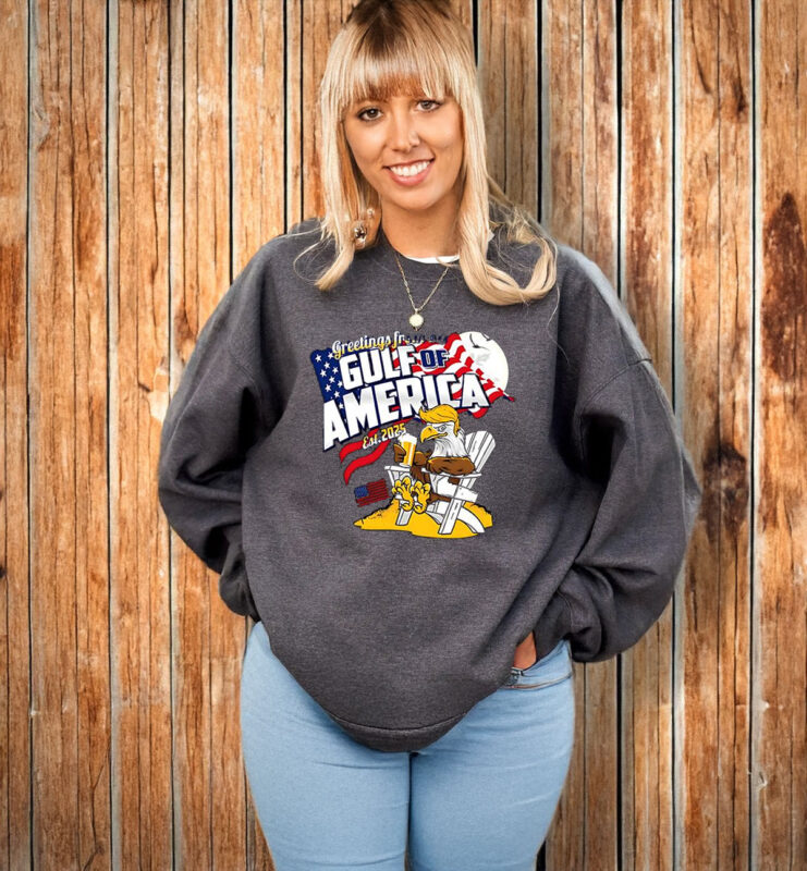 Eagle Greetings From The Gulf Of America 2025 T-Shirt