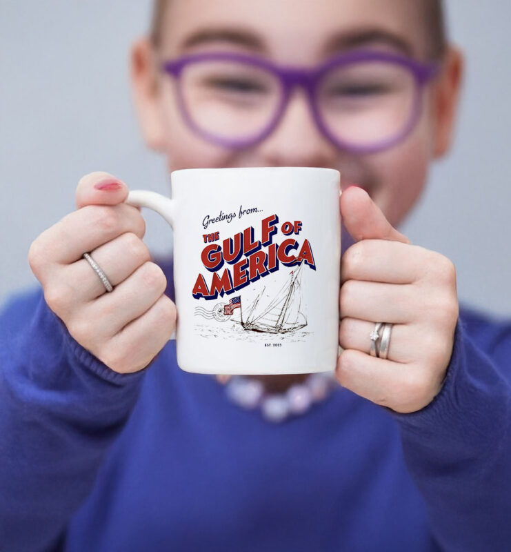 Greetings from The Gulf Of America boat Mug
