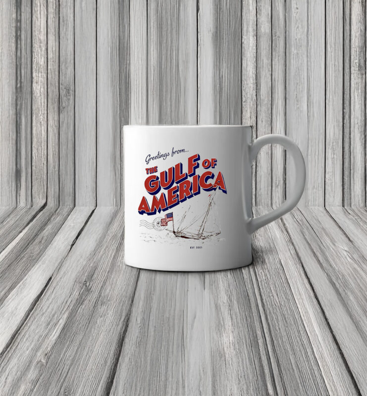 Greetings from The Gulf Of America boat Mug