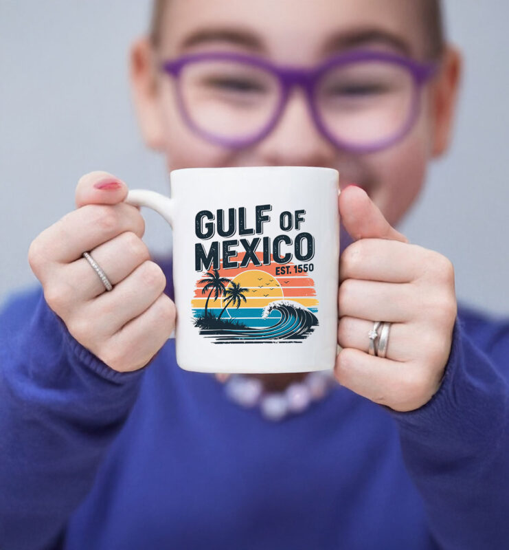 Gulf Retro Coast Gulf of Mexico Mugs