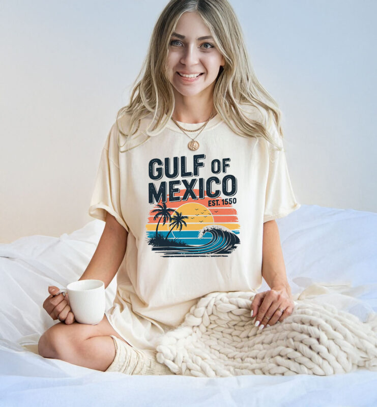 Gulf Retro Coast Gulf of Mexico T-Shirt