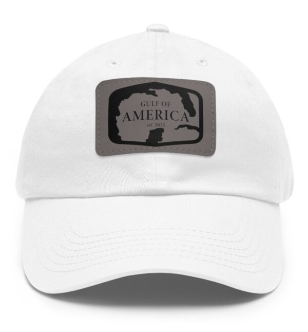Gulf of America Dad Hat with Leather Patch