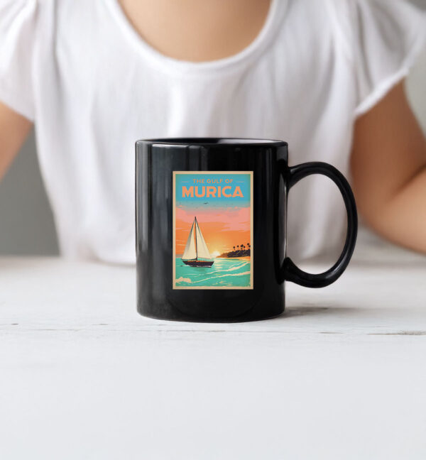 Gulf of America vintage travel poster Mug