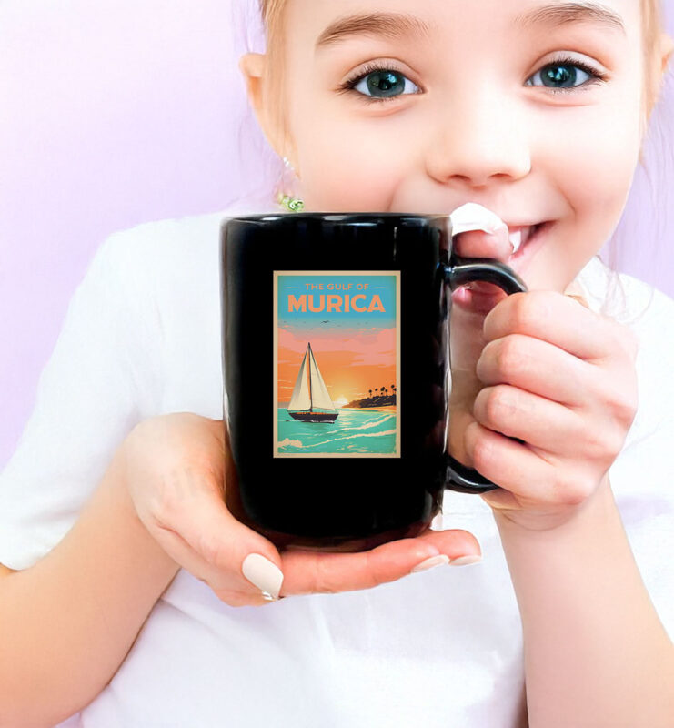 Gulf of America vintage travel poster Mug
