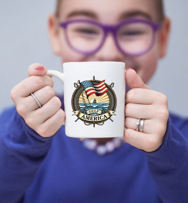 Trump Gulf of America DTF Transfers Mug