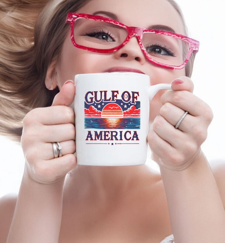 Vintage Gulf of America Sunset Mug
