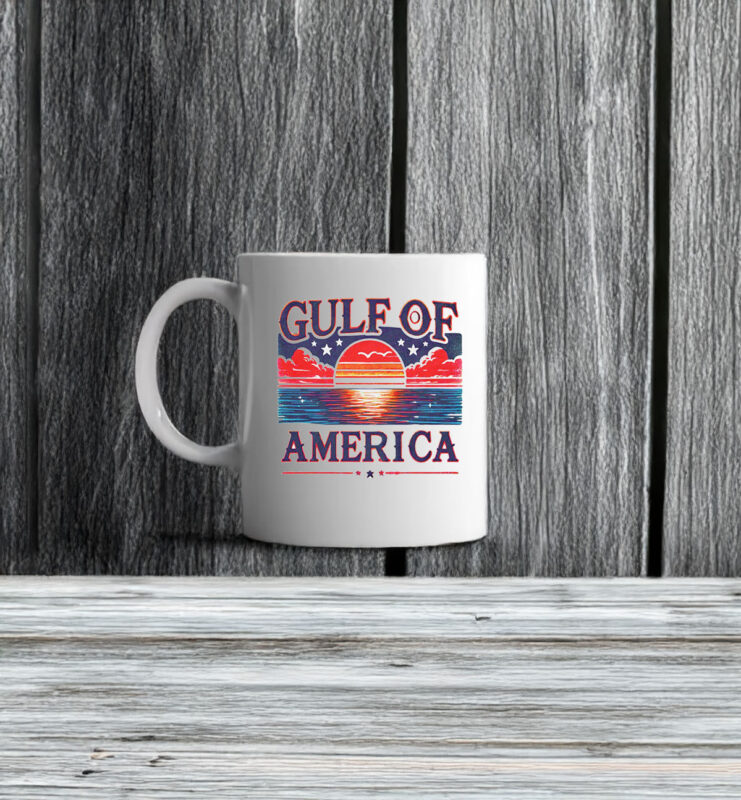 Vintage Gulf of America Sunset Mug