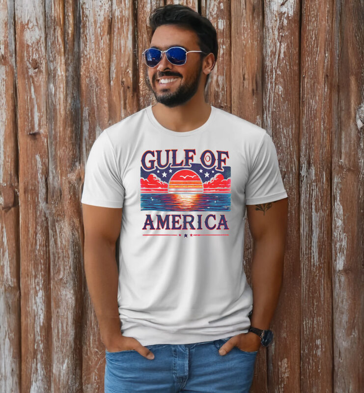 Vintage Gulf of America Sunset T-Shirt