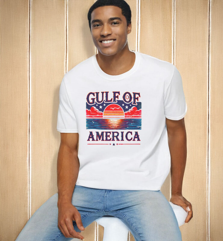 Vintage Gulf of America Sunset T-Shirt