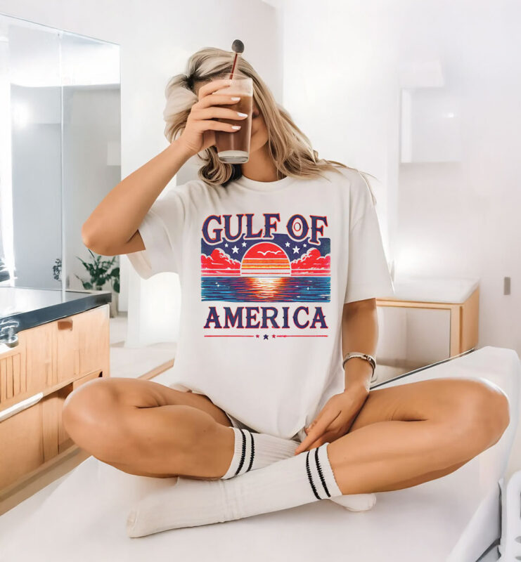 Vintage Gulf of America Sunset T-Shirt