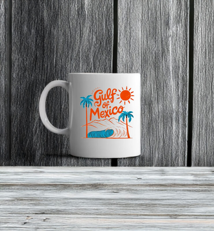 Vintage Gulf of Mexico Tropical Style Mug