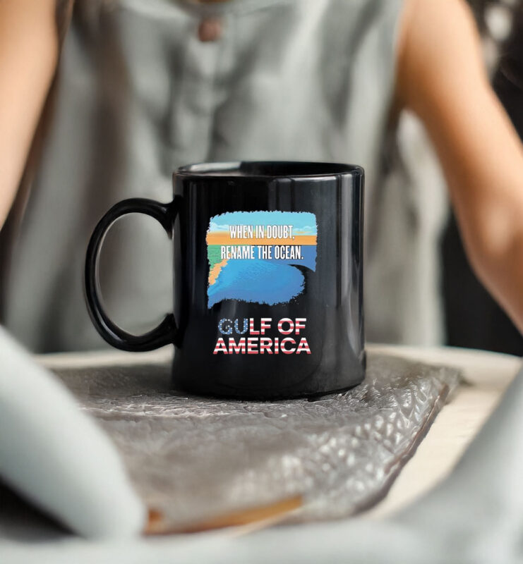 When in doubt rename the ocean gulf of America Mug